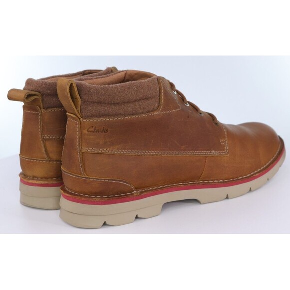 Clarks Varick Hill $150 Men\'s Chukka Boots Size 12 M Leather Tan